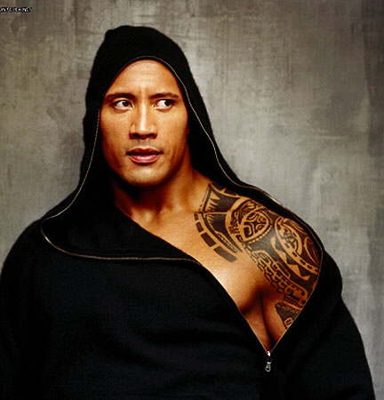 wwe rock. WWE Superstar The Rock Tattoos
