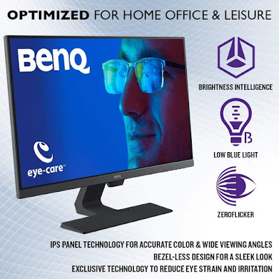 BenQ 27 Inch IPS Monitor  1080P  Proprietary Eye-Care Tech  Ultra-Slim Bezel  Adaptive Brightness for Image Quality  Speakers  GW2780.getotheoffer