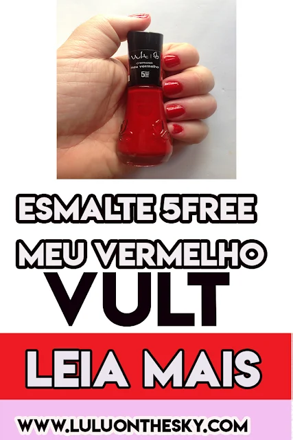 Esmalte Vult 5Free Meu Vermelho