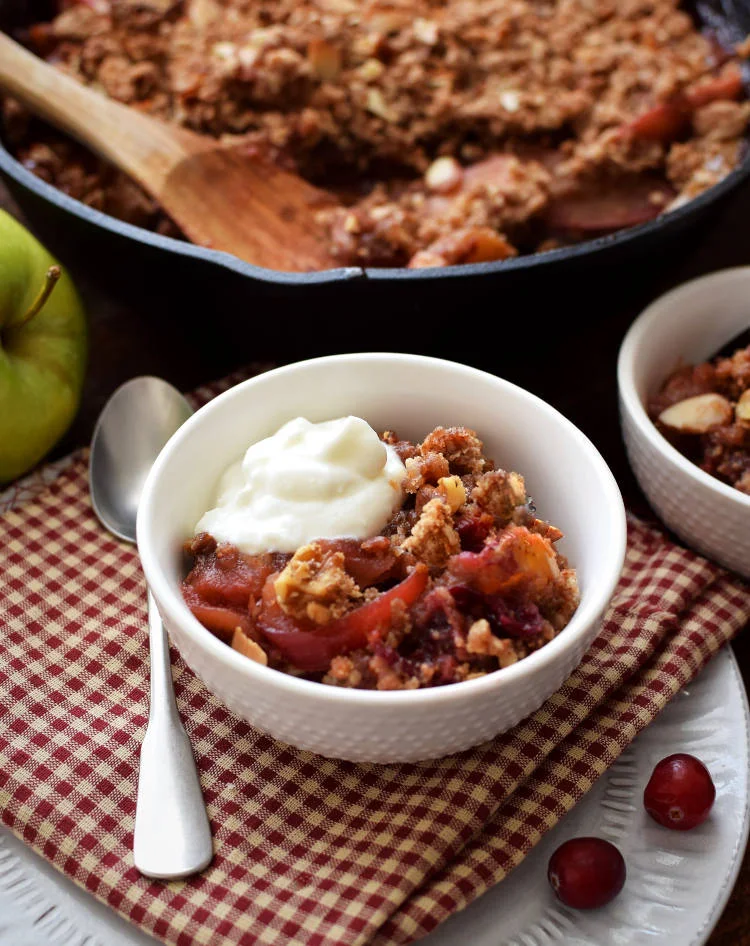 Crumble (crujiente) de manzana