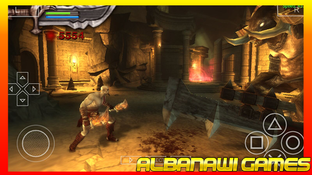 تحميل لعبة god of WAR Chains of Olympus مضغوطة للاندرويد PSP