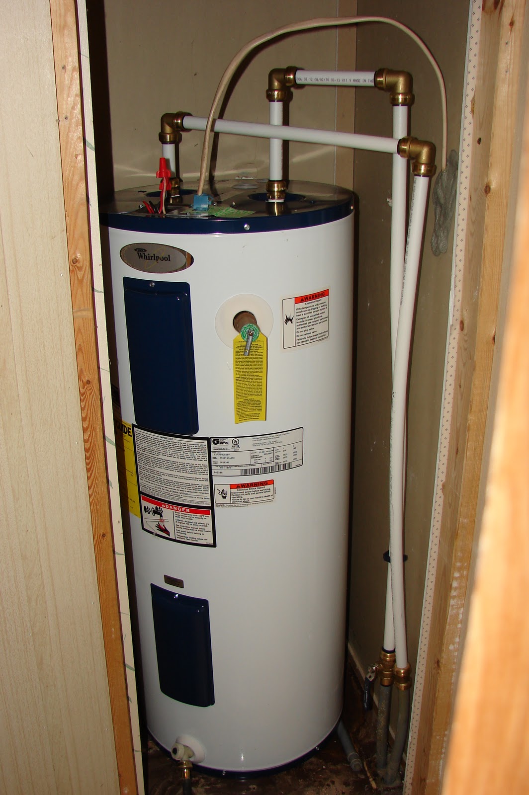 Mobile home water heater