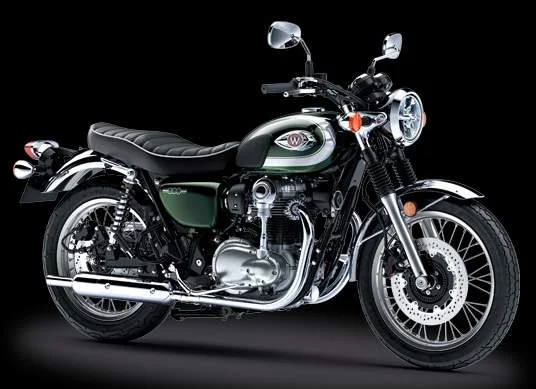 Kawasaki w800 Metallic Dark Green tahun 2020