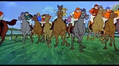 32 les chevaux de course