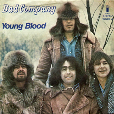 "Young Blood" by Bad Company singles cover
