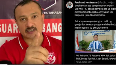 Sebut PGI Berpolitik dan Kerasukan Setan, Ferdinand Dianggap Menghina Persekutuan Gereja