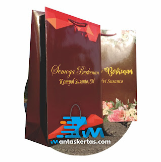 Jual paper bag glossy jakarta