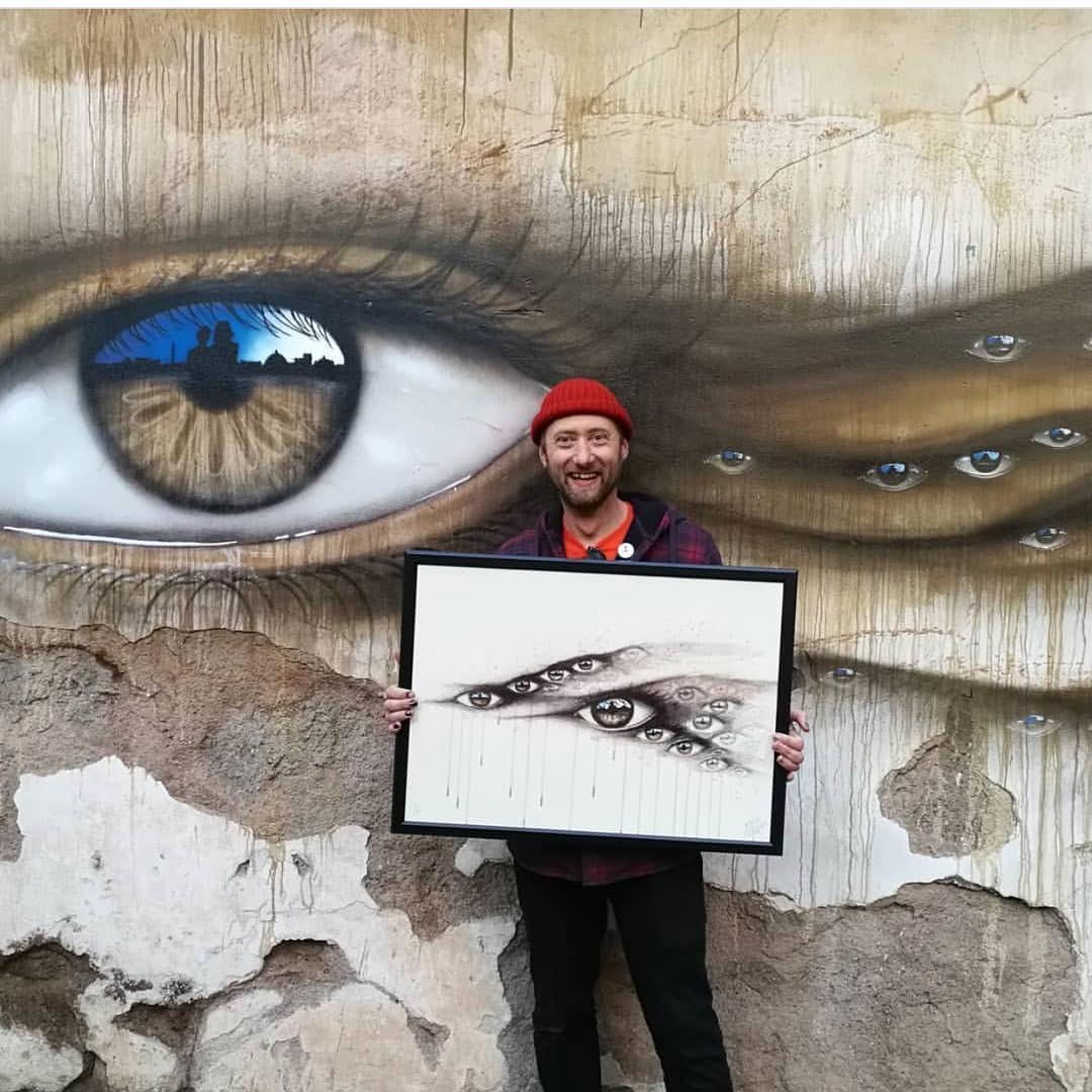 After Many Art Galleries Rejected Him, This Artist Is Leaving His Paintings For People To Find