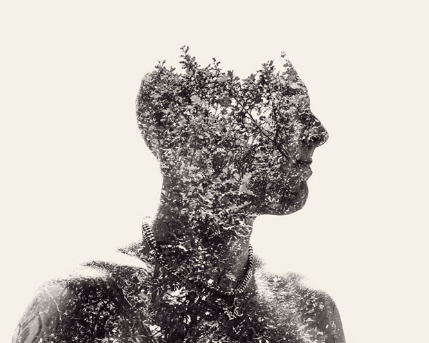 Christoffer Relander,retratos,exposicion,multiple,exposure,Portraits,We Are Nature,blanco,negro,black,white,second,boy