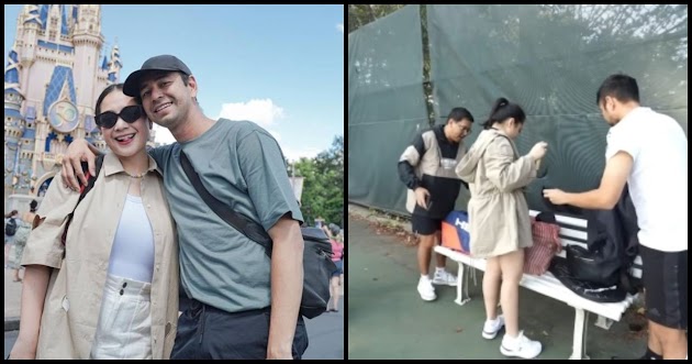 Nagita Slavina Main Tenis di Amerika, Jaketnya Jadi Omongan Netizen