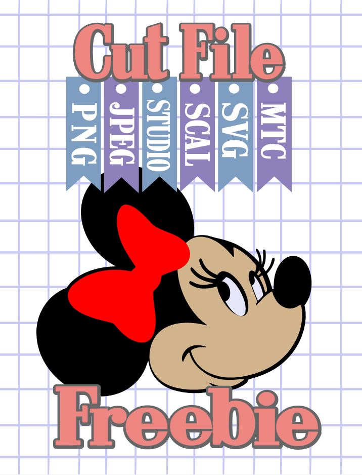 Download The Scrapoholic : Free MTC & SVG Cut Files! DiSNEY Minnie