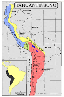 Ubicación y territorio del imperio Inca