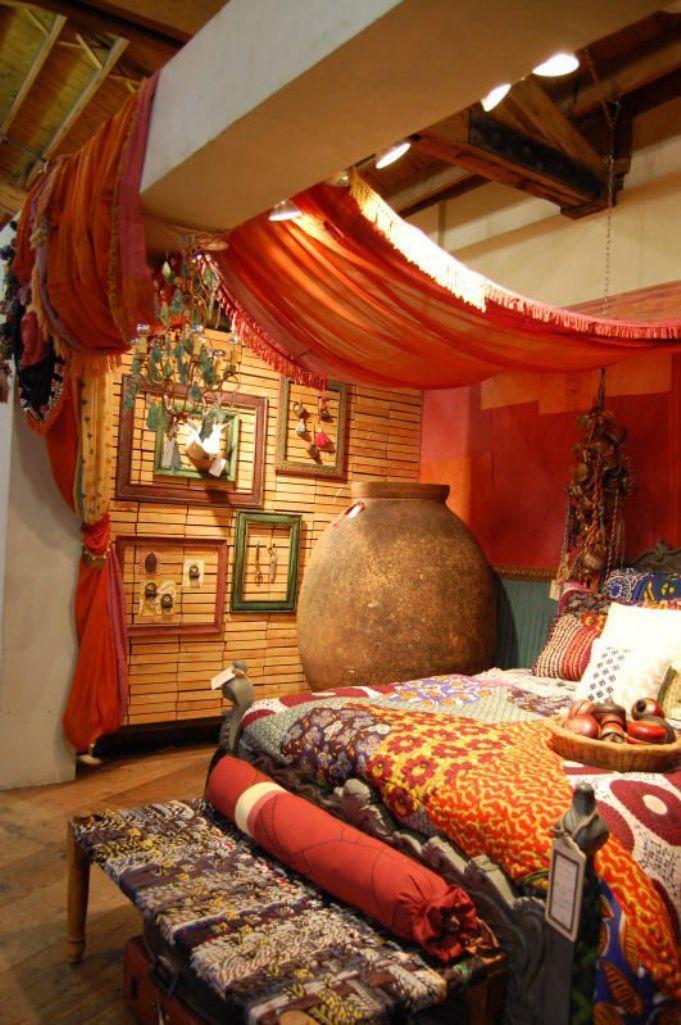 authentic bohemian bedroom