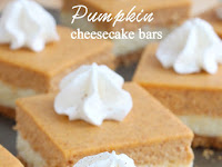 PUMPKIN CHEESECAKE BARS