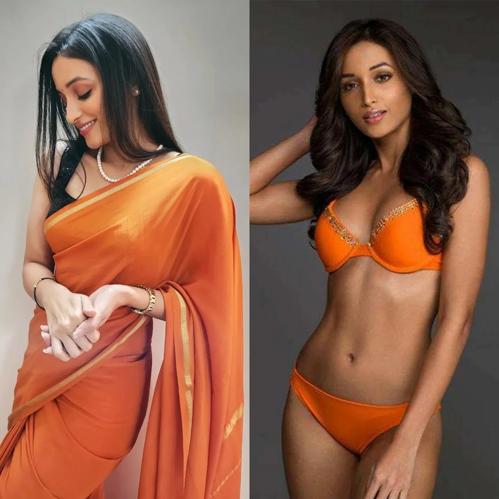 Srinidhi Shetty saree vs bikini indian actress