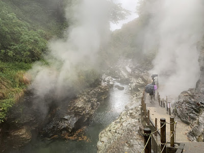 大噴湯の手前