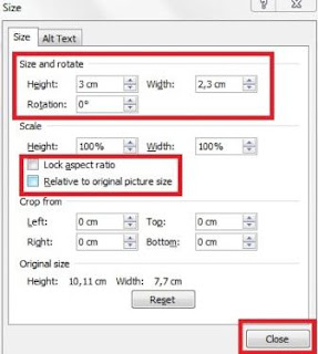 Cara cepat cetak Foto Ukuran 2x3, 3x4, dan 4x6 ms word