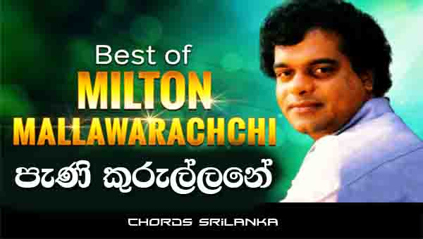 Pani Kurullane Nil Kobeiyane Chords, Milton Mallawarachchi Songs, Pani Kurullane Song Chords,  Milton Mallawarachchi Songs Chords,