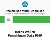 Perpanjangan Waktu Cut-Off Pengiriman Data PMP 2017