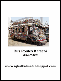 Bus Routes Karachi January 2010 