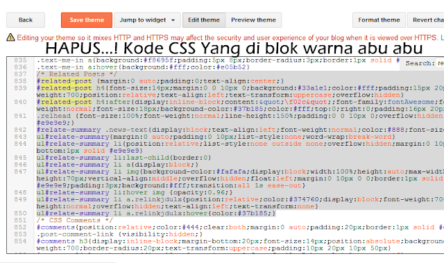 Membuat Artikel Terkait dibawah Postingan Blog PREMIUM STYLE