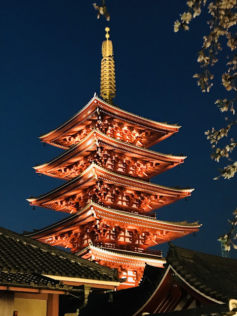 Sensoji at night