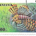 1995 - Tanzânia - Peixe Leão-zebra