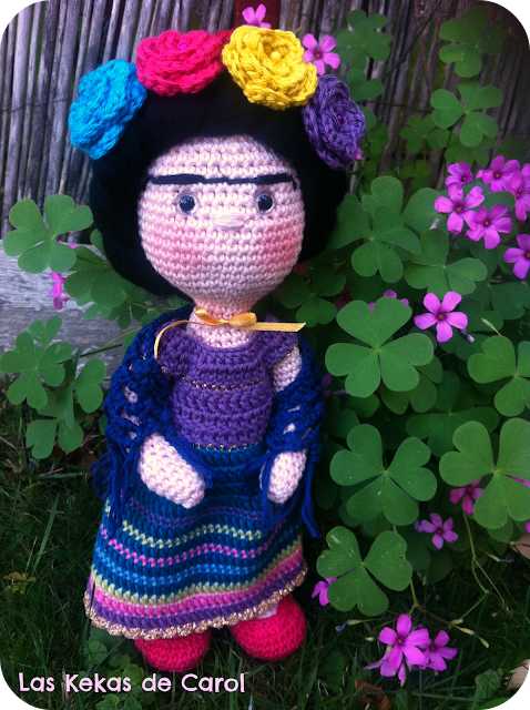 Frida Kahlo a crochet. Las Kekas de Carol