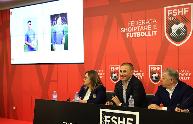 Fabio Cannavaro ospite speciale della Federcalcio Albanese