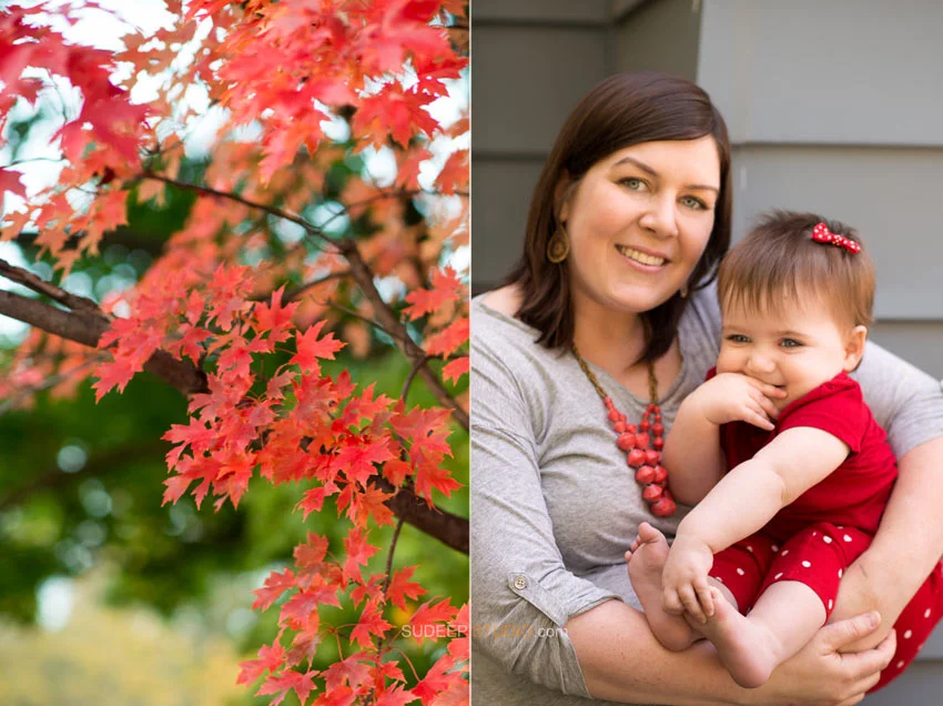 Fall Baby Portrait Photography - Sudeep Studio.com Ann Arbor Photographer