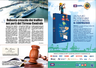 FEBBRAIO 2019 PAG. 40 - Robusta crescita dei traffici nei porti del Tirreno Centrale