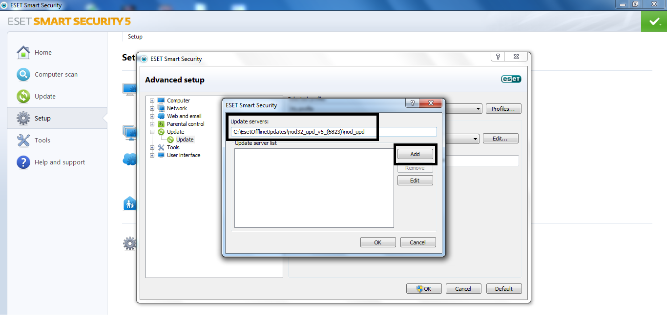 Update Nod32 Via Offline Picture 5