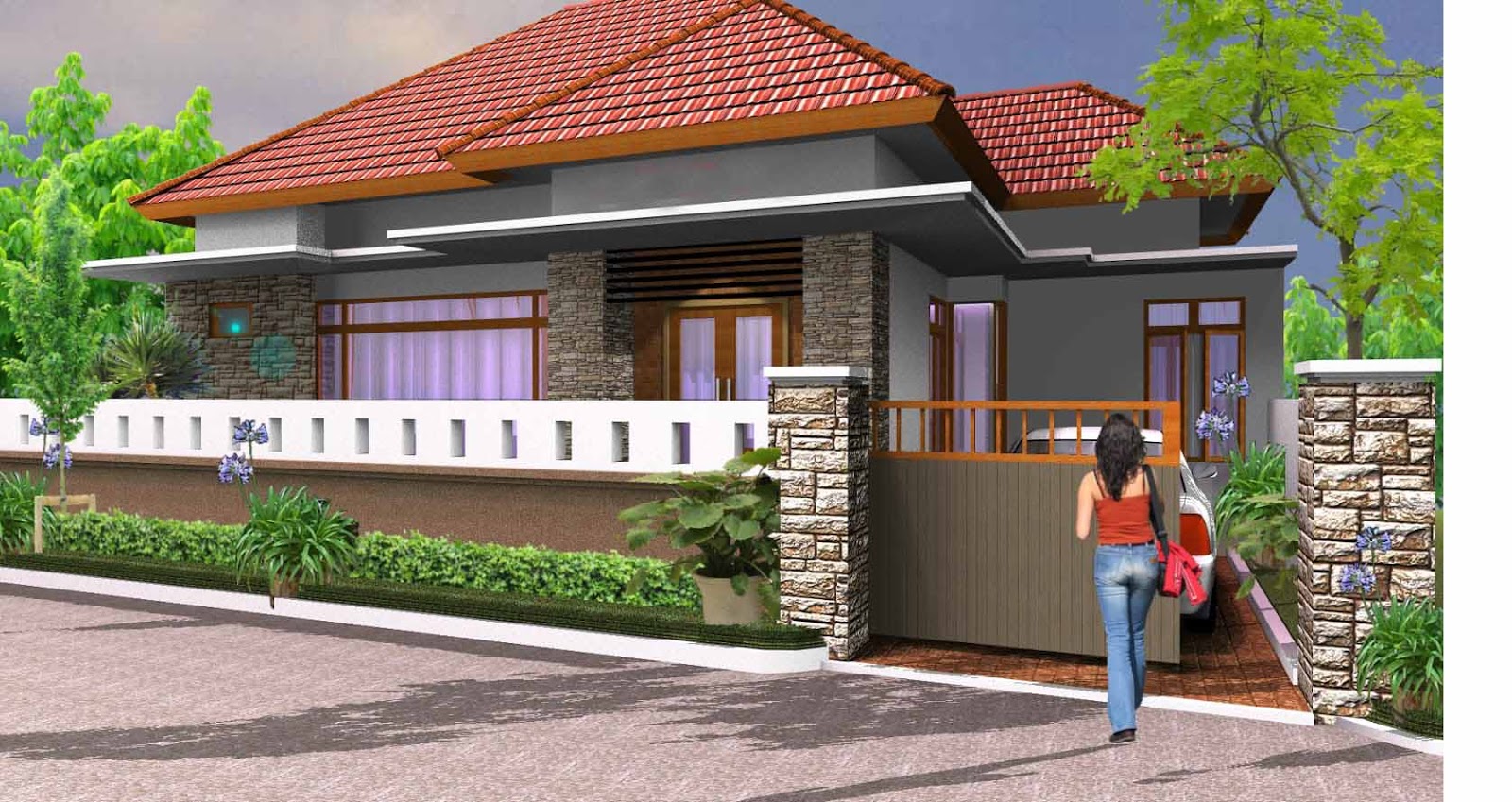 40 Model Pagar Tembok Minimalis Home Design Interior