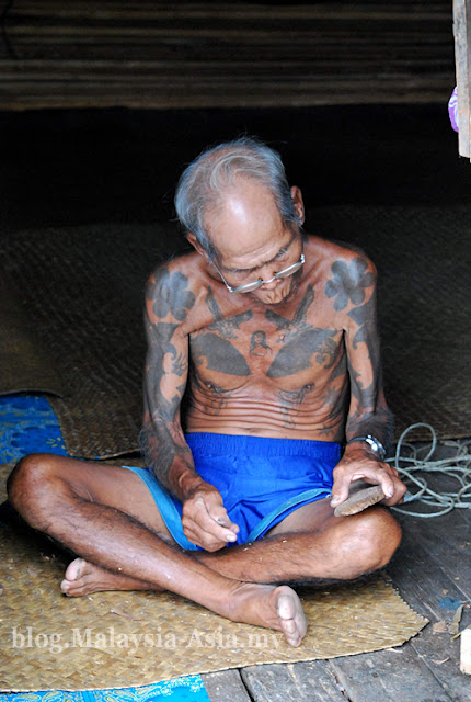 Elderly Iban Man Sarawak