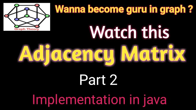 Adjacency Matrix Java Implementation