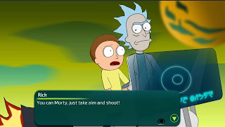 screenshot of Rick and Morty a Way Back Home
