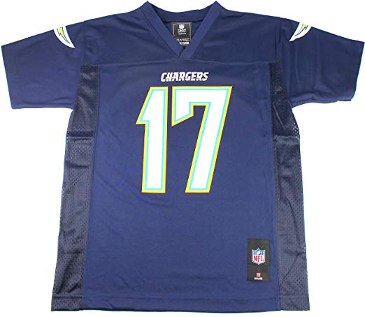 Price: $35.00 - $40.00 Outerstuff Philip Rivers #17 San Diego Chargers NFL Youth Mid-tier Jersey Navy