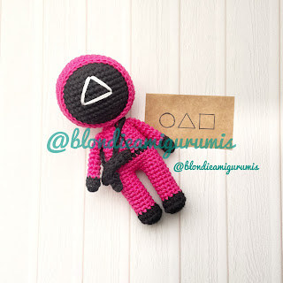 el juego del calamar amigurumi