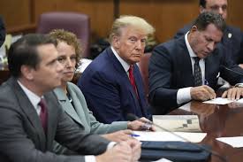 "Trump pleads not guilty to 34-count indictment in Manhattan"