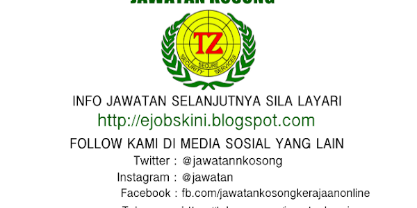 Jawatan Kosong Terkini Sebagai Kerani Am - 31 Ogos 2016