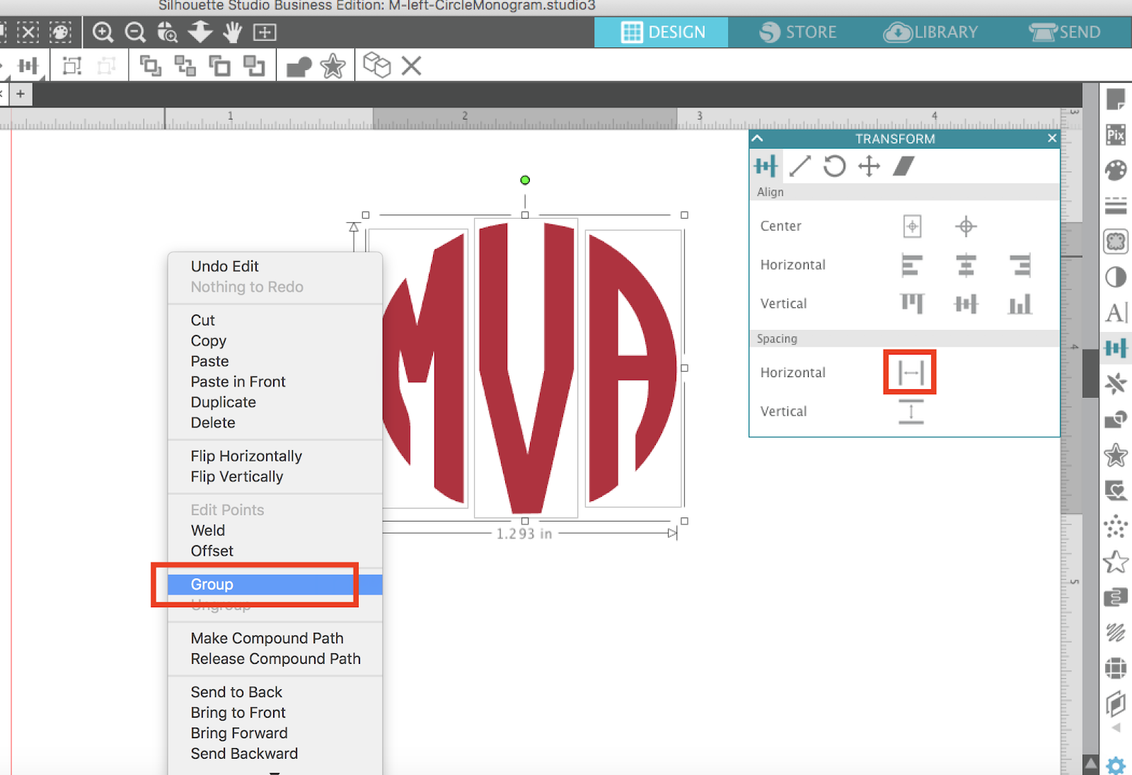 Download How to Use SVG Alphabet Sets in Silhouette Studio (Monogram Tutorial) - Silhouette School