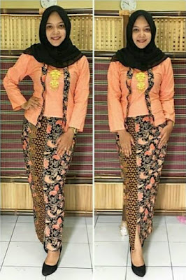 model kebaya brokat modern terbaru