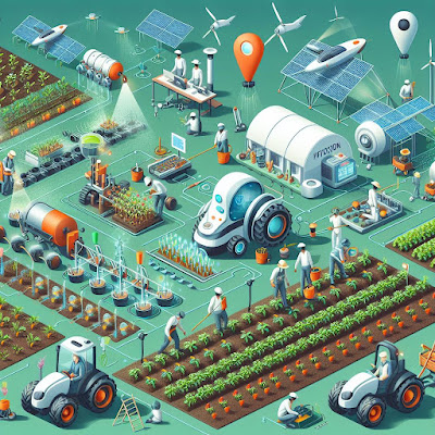 Smart farming robots