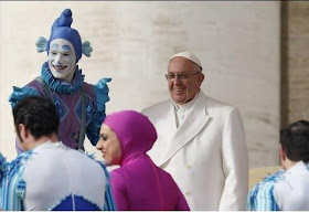 Pope and clowns