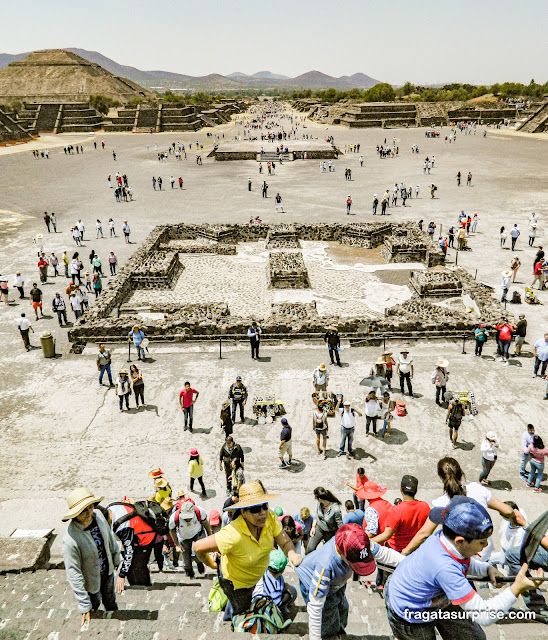 Pirâmides de Teotihuacán no México