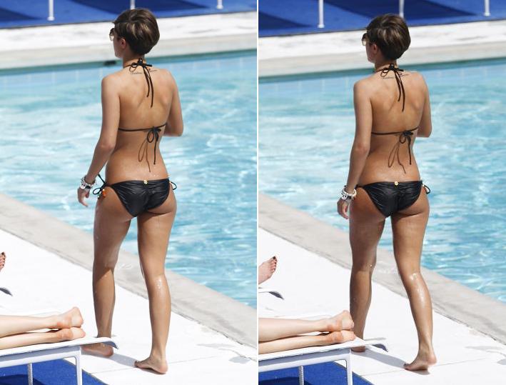 Frankie Sandford bikini candids in Los Angeles