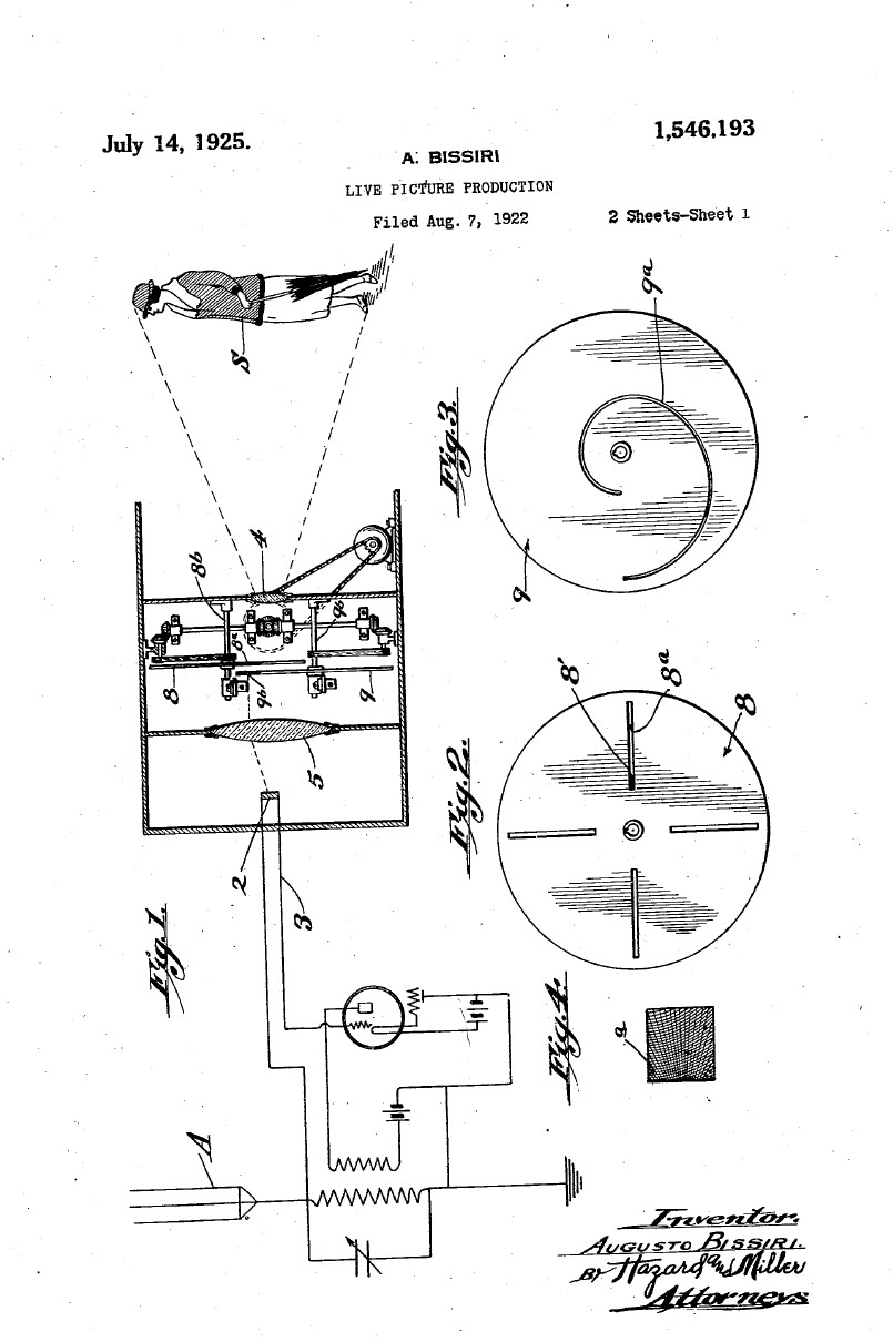 Bissiri Live Picture Production pat. 1922