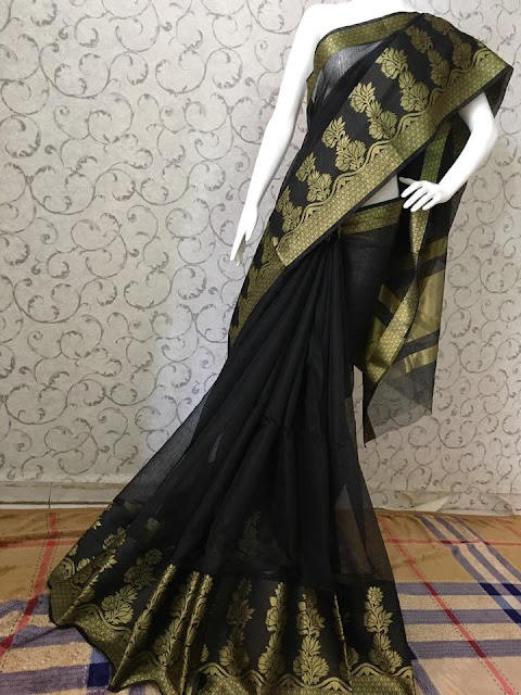  Latest model jacquard saree with cotton blouse |online buy saree 
