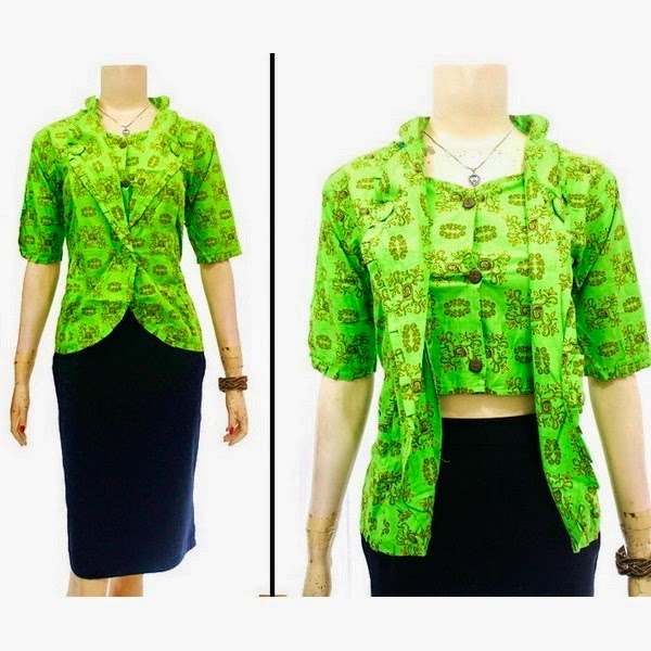 Model Baju Batik Wanita Modern Terbaru 2014  Model Baju 