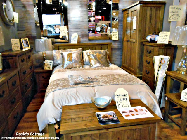 Beautiful wooden bedroom display